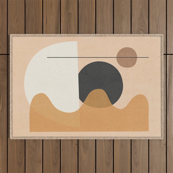 Abstract Art / Shapes 22 Outdoor Rug Gallery Image 1