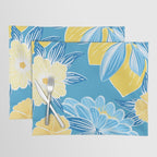 Hibiscus Lemon Botanical Pattern  Placemat Gallery Image 1