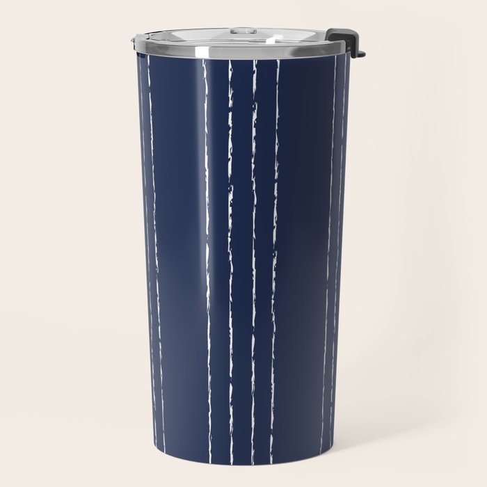 Lines #5 (Navy) Travel Mug Gallery Image 2