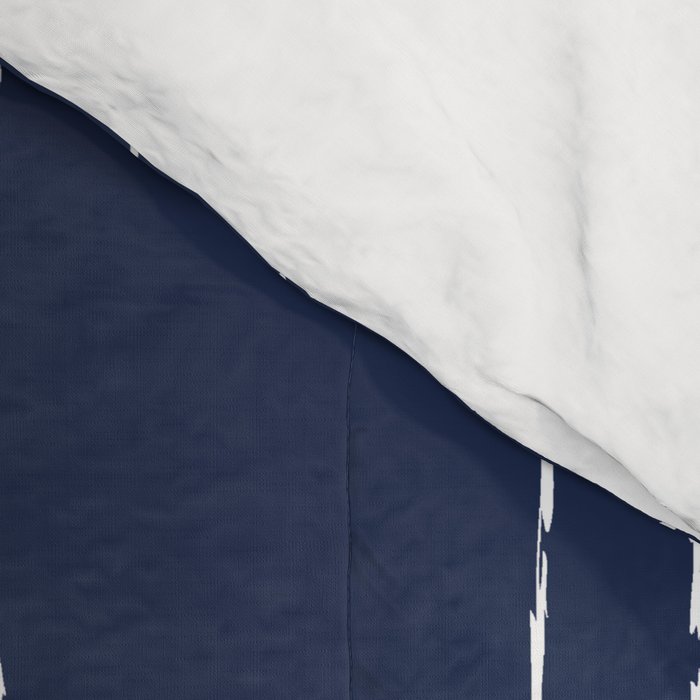 Lines #5 (Navy) Comforter Gallery Image 4