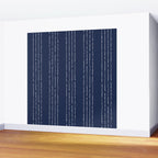 Lines #5 (Navy) Wall Mural Gallery Image 2