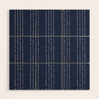 Lines #5 (Navy) Wood Wall Art Gallery Image 1