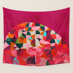 shapes abstract Wall Tapestry Gallery Image 4