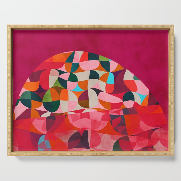 shapes abstract Serving Tray Gallery Image 1