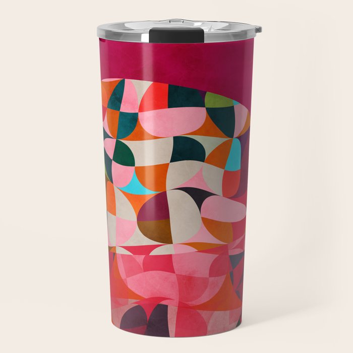 shapes abstract Travel Mug Gallery Image 1
