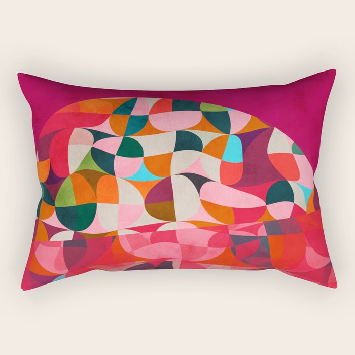 shapes abstract Rectangular Pillow Gallery Image 2