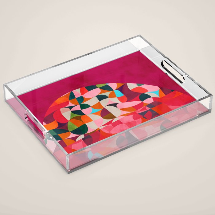 shapes abstract Acrylic Tray Gallery Image 1