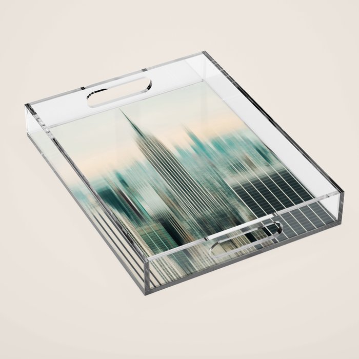 Abstract Empire - New York Photography Acrylic Tray Gallery Image 1