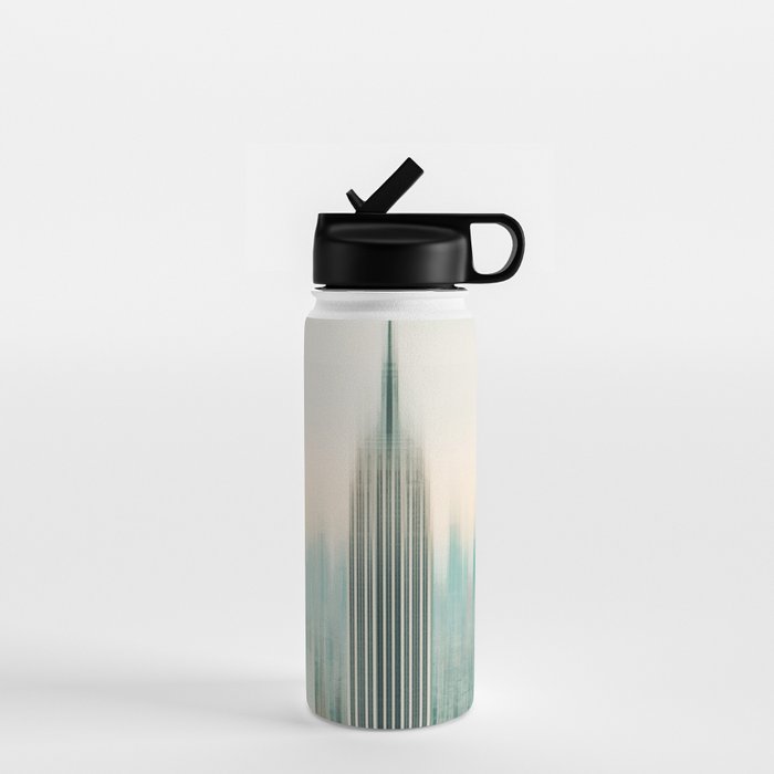 Abstract Empire - New York Photography Water Bottle Gallery Image 1