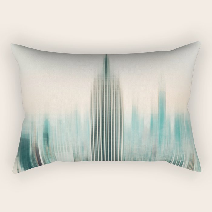 Abstract Empire - New York Photography Rectangular Pillow Gallery Image 1