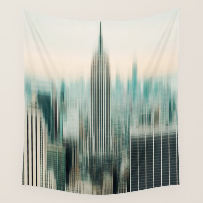 Abstract Empire - New York Photography Wall Tapestry Gallery Image 4