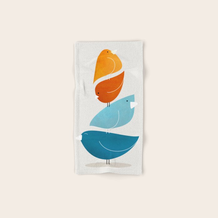 Bird Stack 4 Bath Towel Gallery Image 1
