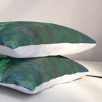 Claude Monet Impressionist Landscape Oil Painting Waterlilies Pillow Sham Gallery Image 3