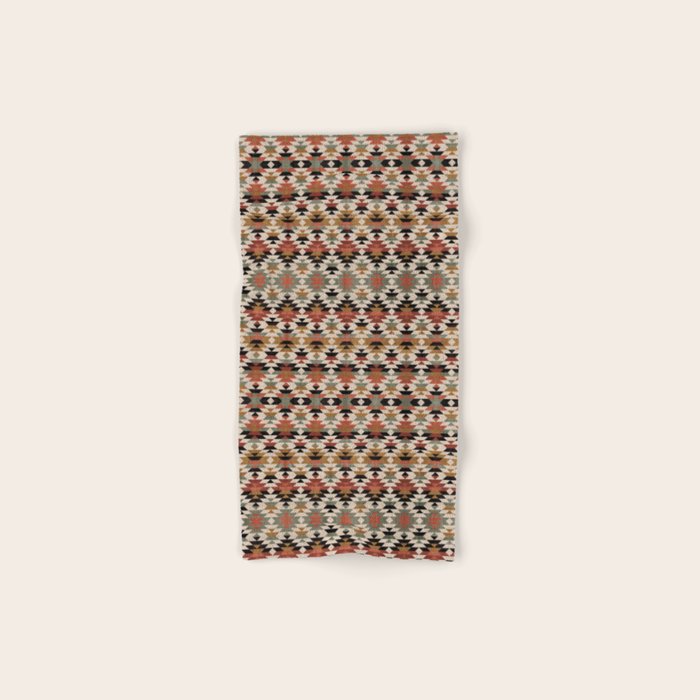 Southwestern Boho Prints Bath Towel Gallery Image 1