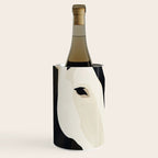 Horse in Black and White Wine Chiller Gallery Image 1