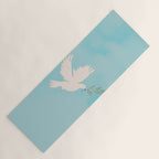 Dove of Peace with Olive Branch Yoga Mat Gallery Image 1