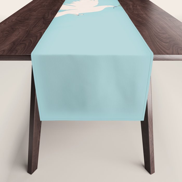 Dove of Peace with Olive Branch Table Runner Gallery Image 1