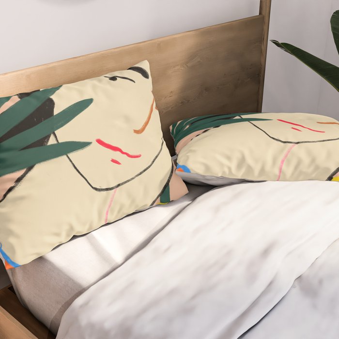 VACATION MOOD Pillow Sham Gallery Image 2