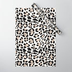 Snow Leopard Faux Wrapping Paper Gallery Image 1