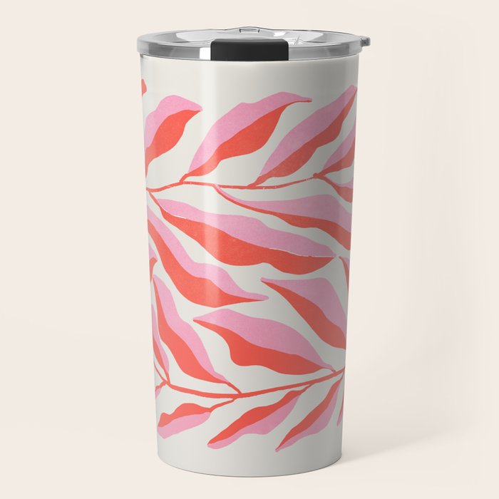 Ferns: Peach Matisse Edition Travel Mug Gallery Image 1