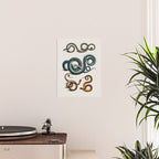 Albertus Seba Coiled Big Blue  Poster Gallery Image 2