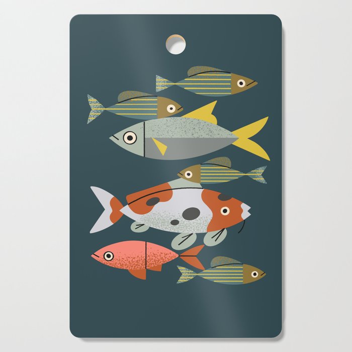 Pond Fishes Cutting Board Gallery Image 1