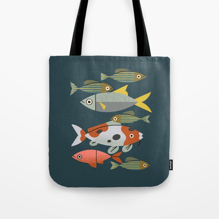 Pond Fishes Tote Bag Gallery Image 1