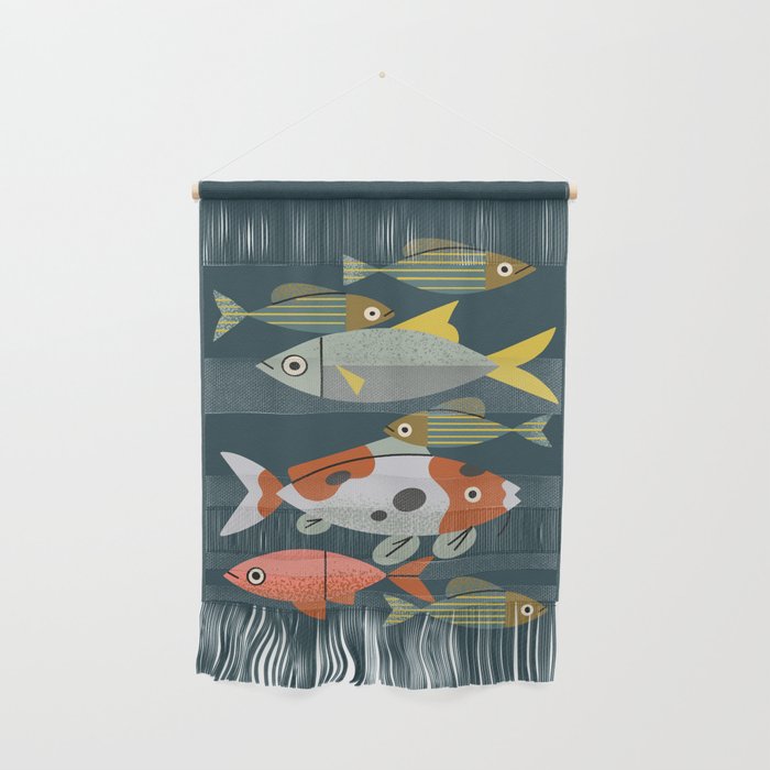 Pond Fishes Wall Hanging Gallery Image 1