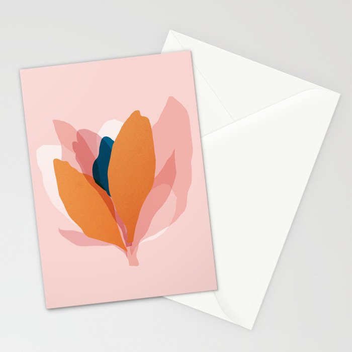 Abstraction_Floral_Blossom Stationery Card Gallery Image 2