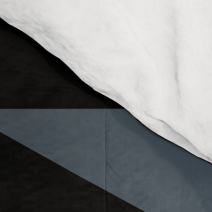 Geometric Southwestern Minimalism - Neutral Blue Comforter Gallery Image 4