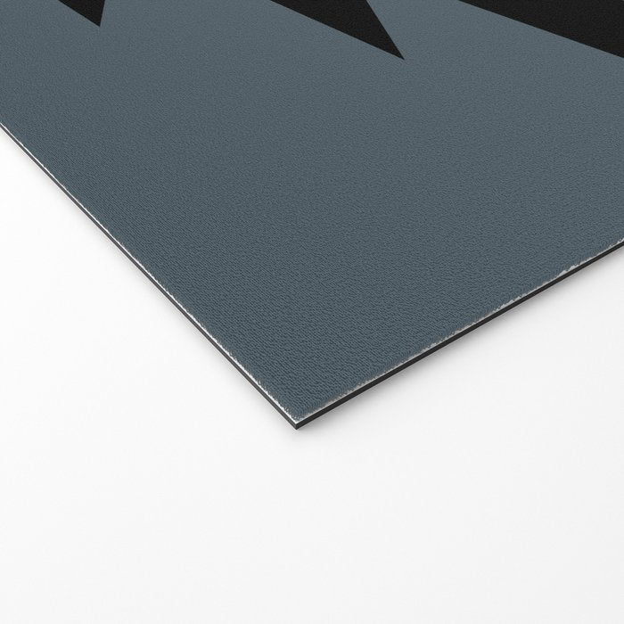 Geometric Southwestern Minimalism - Neutral Blue Welcome Mat Gallery Image 2