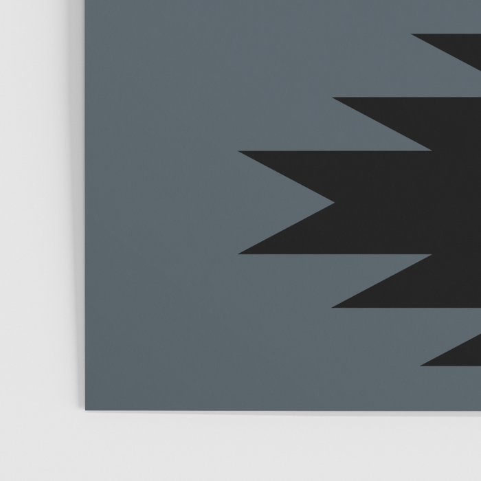 Geometric Southwestern Minimalism - Neutral Blue Poster Gallery Image 3