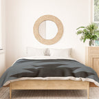 Geometric Southwestern Minimalism - Neutral Blue Duvet Cover Gallery Image 3