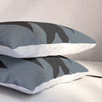 Geometric Southwestern Minimalism - Neutral Blue Pillow Sham Gallery Image 3