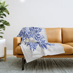 That's Life â Gold & Blue Throw Blanket Gallery Image 1