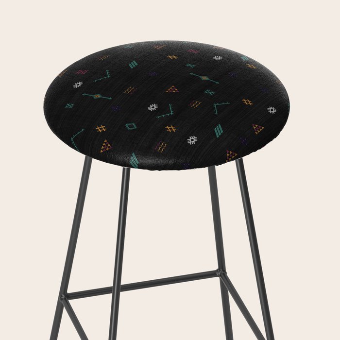 Cactus Silk In Black Stool Gallery Image 2