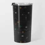 Cactus Silk In Black Travel Mug Gallery Image 3