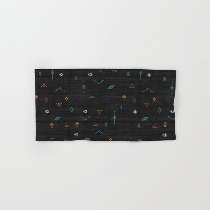 Cactus Silk In Black Bath Towel Gallery Image 1