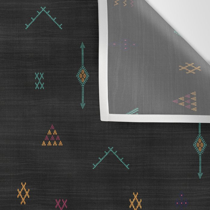 Cactus Silk In Black Wall Tapestry Gallery Image 3