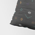 Cactus Silk In Black Pillow Sham Gallery Image 4