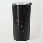Cactus Silk In Black Travel Mug Gallery Image 2