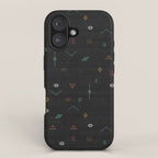 Cactus Silk In Black iPhone Case Gallery Image 1