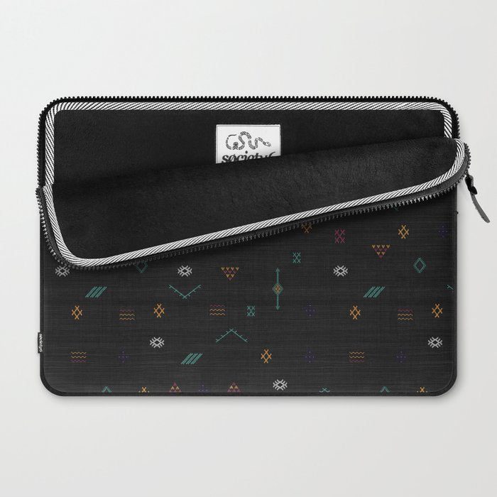 Cactus Silk In Black Laptop Sleeve Gallery Image 2