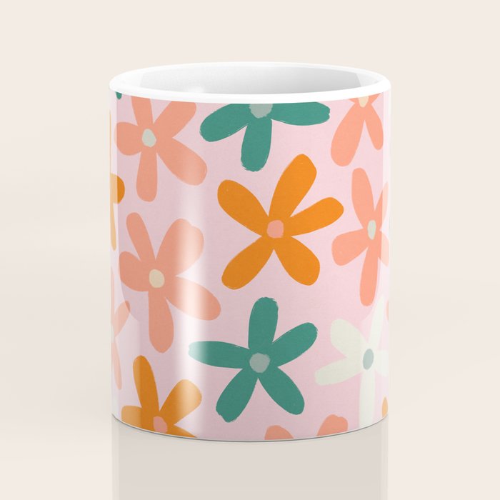 Tiny Flower Pattern #3 Coffee Mug Gallery Image 4