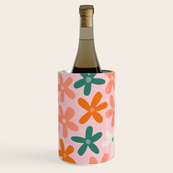 Tiny Flower Pattern #3 Wine Chiller Gallery Image 1