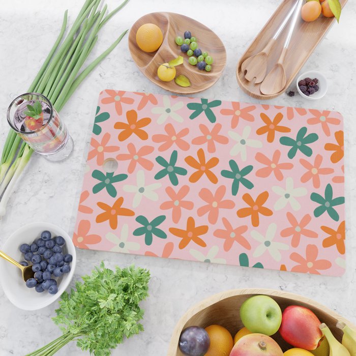 Tiny Flower Pattern #3 Cutting Board Gallery Image 2