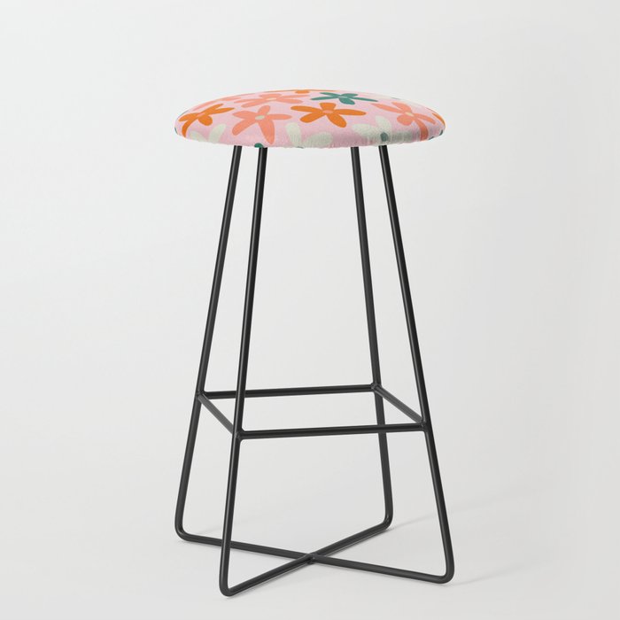 Tiny Flower Pattern #3 Stool Gallery Image 1