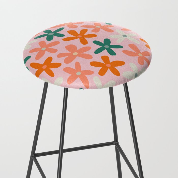 Tiny Flower Pattern #3 Stool Gallery Image 2