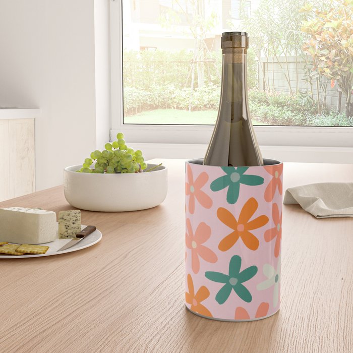 Tiny Flower Pattern #3 Wine Chiller Gallery Image 4