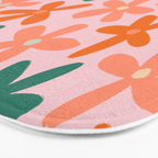 Tiny Flower Pattern #3 Bath Mat Gallery Image 3